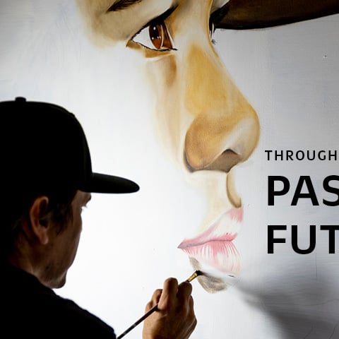 Камеа Хадар - Гавайская фреска - Outrigger Reef Waikiki Beach Resort