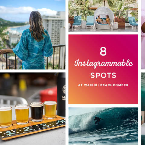 Места для Instagram - Waikiki Beachcomber, Гавайи
