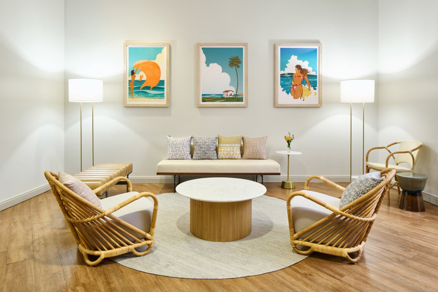 Voyager 47 Club Lounge seating area